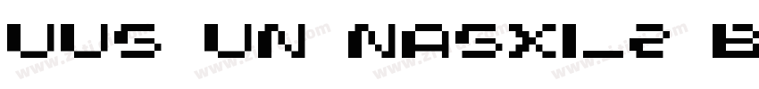 UUS UN NASXI_2 Bold字体转换